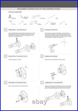 Curtain Pole Professional Quality Designer 28 mm Stainless Steel Barrel Finial