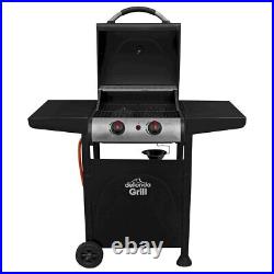 Dellonda 2 Burner Gas BBQ Grill Black/Stainless Steel DG13