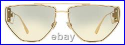 Dior Low Profile Sunglasses Clan 2 DDB1I Gold-Copper 61mm