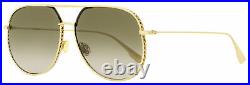 Dior Pilot Sunglasses DiorByDior 00086 Gold 60mm By Dior