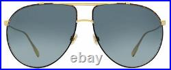 Dior Pilot Sunglasses Monsieur 1 XWY1I Gold/Black/Havana 63mm