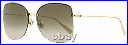 Dior Rimless Sunglasses Stellaire 7F 000HA Gold 62mm