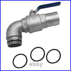 Drum/Barrel Faucet 2Inch DN50 Thread with3 Gaskets 58mm Outlet