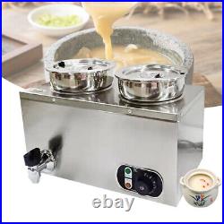 Electric Bain Marie Wet Heat Soup Sauce Food Warmer Stainless Steel Buffet Pots