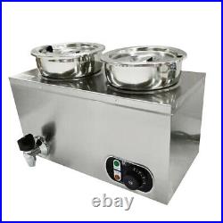 Electric Bain Marie Wet Well Sauce Food Commerial Food Barrel Warmer Pot
