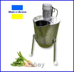 Electric chopper / crusher for root crops. Stainless steel feed cutter, 220V