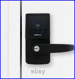 Electronic Touch Screen door Lock Lever Set Pin Code + RFID + Barrel LW4/LW5
