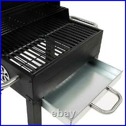 Expert Grill Premium Portable Charcoal Grill, Black and Stainless Steel