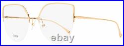 Fendi Oval Eyeglasses FF0423 DDB Copper-Gold 55mm 423