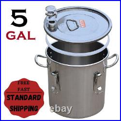 Fermenter Brew Bucket Stainless Steel Moonshine Still fermentation Barrel Boiler