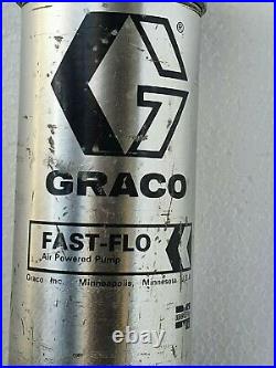 GRACO 226-942 Pneumatic Drum Piston Barrel Pump Stainless Steel 11 FAST-FLO