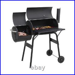 Garden Barbecue Smoker Burner Charcoal Grill Thermometer Outdoor Cooking Section