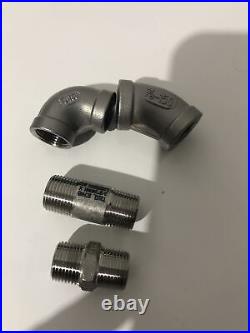 Geberit Pipe Fittings Marine Grade 316 Barrel Nipple & Female X Female