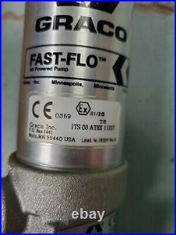 Graco 226940 Pneumatic Air Fast Flo 55 gallon Barrel Pump Stainless Steel