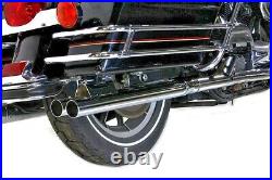 Harley Mufflers FLT Dual Exhaust Double Barrel Pipes 1995-2016 V-Twin 30-0847 X3