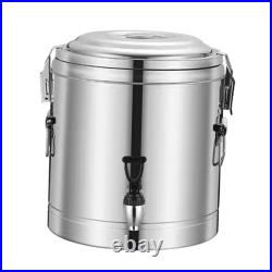 Hot Cold Beverage Dispenser Stainless Steel Insulated Barrel Versatile Insulated