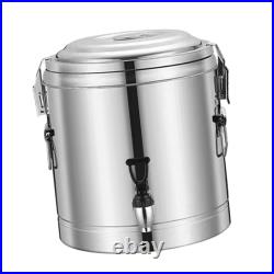 Hot Cold Beverage Dispenser Stainless Steel Insulated Barrel Versatile Insulated