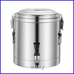 Hot Cold Beverage Dispenser Stainless Steel Insulated Keg with Tap Insulated