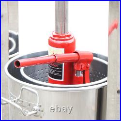 Hydraulic Wine Press Barrel For Pressing Fruits Vegetables Honey 12L/3.17gal