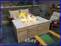 ITCK+ Kit DIY Build Your Own Propane Wine Barrel Fire Table Kit with Tank-In-Table