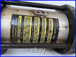 Ingersoll Rand Aro Pneumatic Air Driven Piston Barrel Pump Stainless Steel Ss