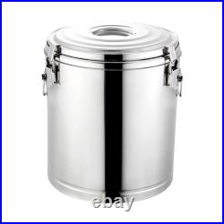 Insulation Barrel Stainless Steel Round Soup Warmer Kitchen Tool Insulated Warm
