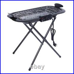 Iron + Stainless steel Folding Electric Barbecue Grill BBQ Outdoor Patio Garden