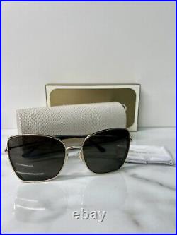Jimmy Choo Butterfly Women Sunglasses Alexis 2M2IR Gold & Black 59mm Designer