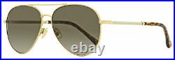 Jimmy Choo Pilot Devan Sunglasses 06JHA Gold/Havana 59mm