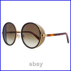 Jimmy Choo Round Sunglasses Andie J7GJD Brown/Gold 54mm