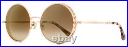 Jimmy Choo Round Sunglasses Goldy/S DDBJL Gold Copper 56mm