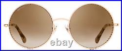 Jimmy Choo Round Sunglasses Goldy/S DDBJL Gold Copper 56mm