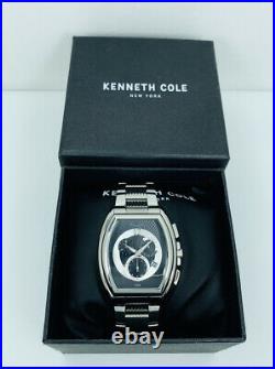 Kenneth Cole KC9164 Men's Chronograph Multifunction Barrel Case Dress Watch