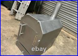 Large Portable Heater Coil Log Burner For Hot Tub With Pipes and Fixings