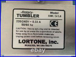 Lortone 33b Dual Barrel Lapidary Rock Tumbler Metal Polisher Read Description