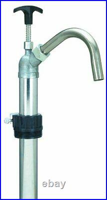 Lumax Silver LX-1331 Lift-Action Stainless Barrel Pump with Removable Steel S