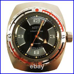 Mechanical watch Vostok USSR Amphibia 2416-B (barrel), anti-magnetic with wate