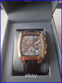 Mens Watch Vickers Armstrongs Barrell Roll Chrongraph Black Rrp £510