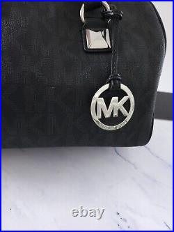 Michael Kors Grayson Barrel Handbag womens Black Crossbody