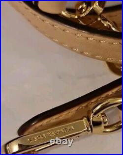 Michael Kors Grayson Barrel Handbag womens Brown Long Strap Crossbody