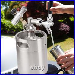 Mini Stainless Steel Beer Barrel Automatic Wine Dispenser Outlet Box Secondary