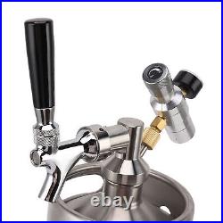 Mini Stainless Steel Keg With Faucet Automatic Wine Barrel Dispenser Box Wine