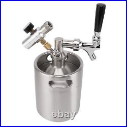 Mini Stainless Steel Wine Barrel Keg Kit 2L Mini Keg Growler