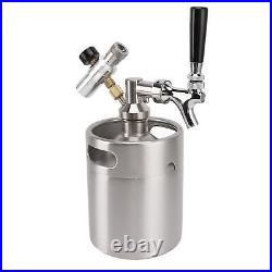Mini Stainless Steel Wine Barrel Keg Kit 2L Mini Keg Growler NIU