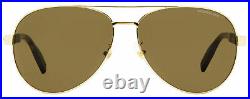 Montblanc Aviator Sunglasses MB0032S 003 Gold/Havana 61mm 0032