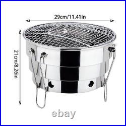 NEW Portable outdoor barbecue folding stainless steel cooking supplies