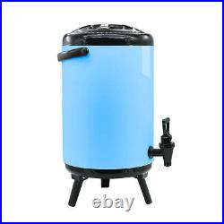 NNEAGS 16L Stainless Steel Insulated Milk Tea Barrel Hot and Cold Beverage Dispe