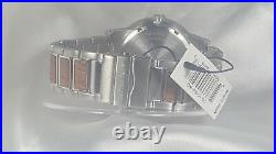 NWOT ORIGINAL GRAIN OG-10-002-WD MAHOGANY BARREL Brushed Stainless Steel Watch