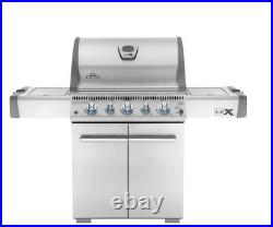 Napoleon LEX 4 Burner Stainless Steel Gas Barbecue + Side Burner + Cover