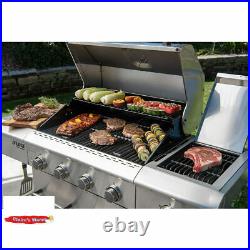 Nexgrill Deluxe 4 Burner Stainless Steel Gas Barbecue + Side Burner + Cover